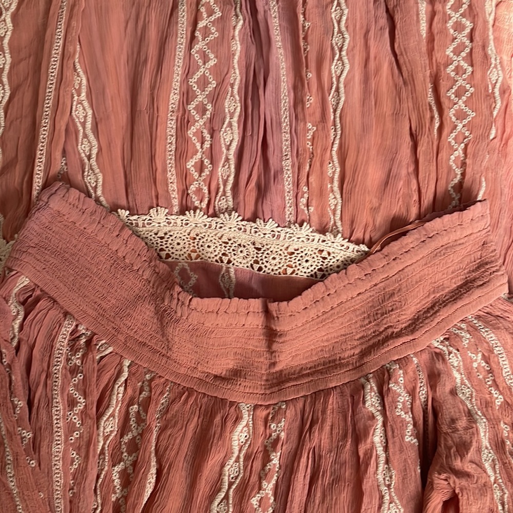Anthropologie Floreat Orchard Off-Shoulder Dress - Picture 10 of 14